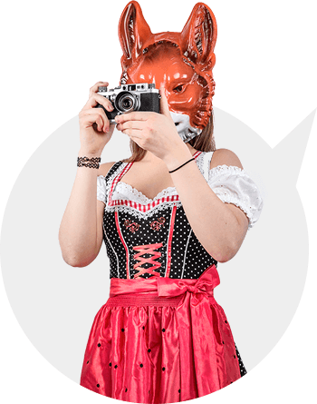 Wir fotografieren selbst. Wir fotografieren selbst.